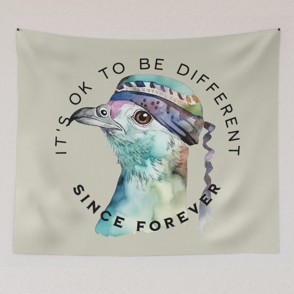 Item preview, It's ok to be Different - Cool Bird  designed and sold by MirucaDesign.