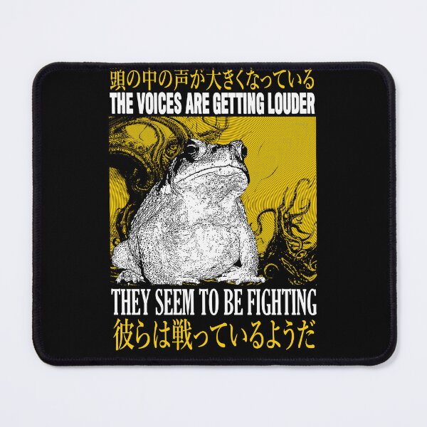 Item preview, The Voices Are Getting Louder Frog designed and sold by VintageMedatsu.