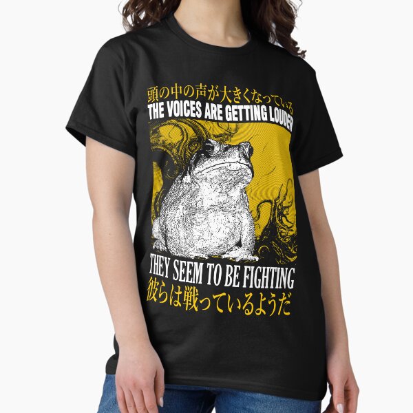 Item preview, The Voices Are Getting Louder Frog designed and sold by VintageMedatsu.