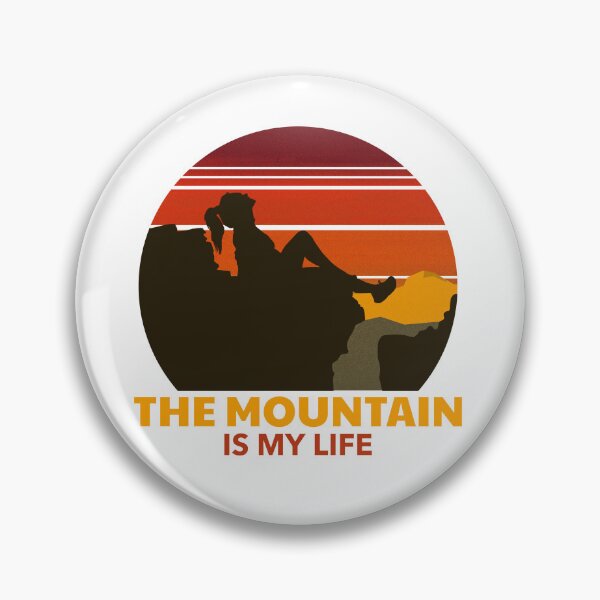 Item preview, The mountain is My Life - Nature Lover Graphic Tee designed and sold by DeCodeArtShop.