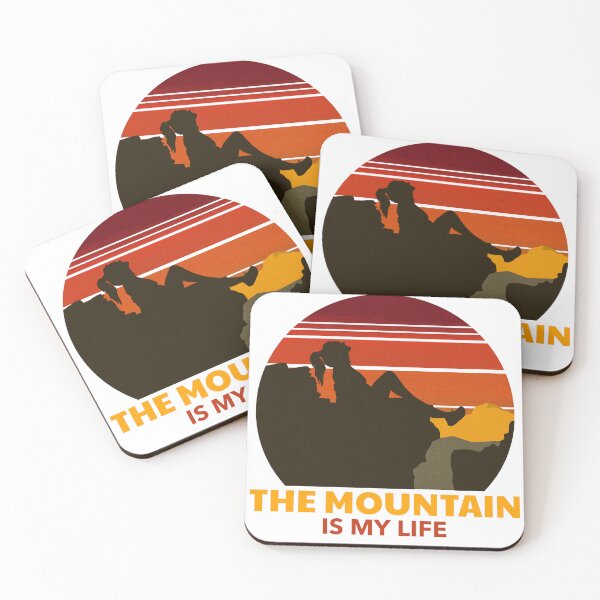 Item preview, The mountain is My Life - Nature Lover Graphic Tee designed and sold by DeCodeArtShop.