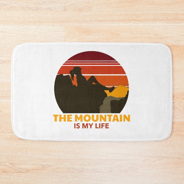 Item preview, The mountain is My Life - Nature Lover Graphic Tee designed and sold by DeCodeArtShop.