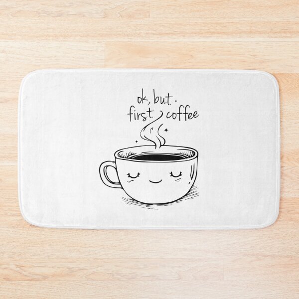 Item preview, ok, but first coffee designed and sold by GraphicGreets.