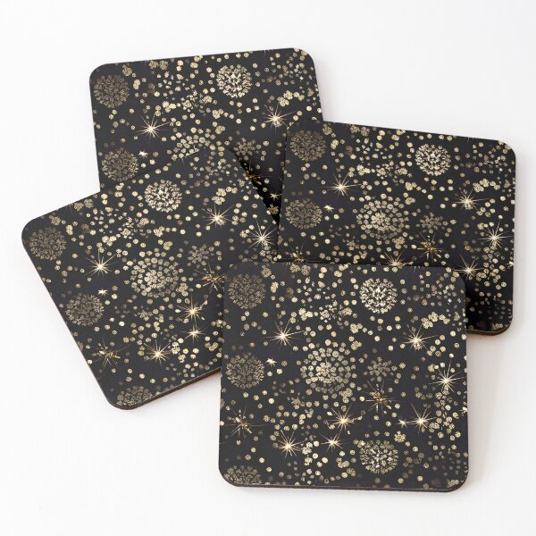 Item preview, Printed image of golden glitter and sequins designed and sold by JaReVa.