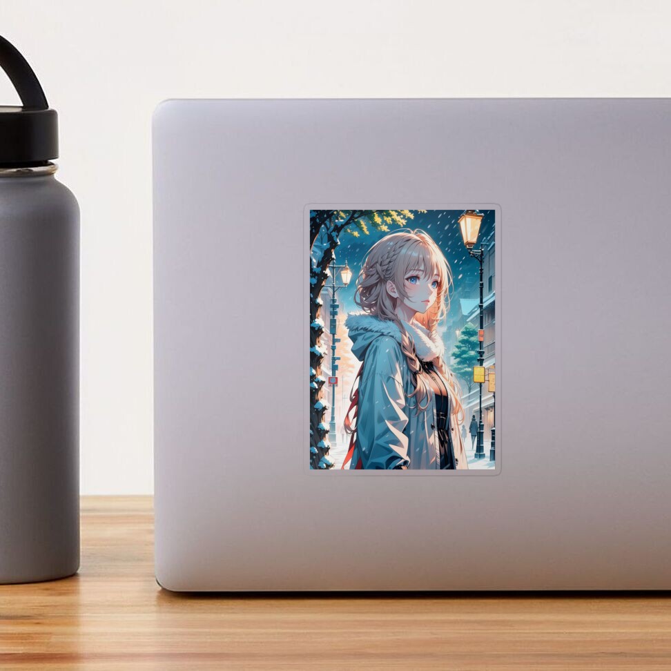 Sticker mit Junger japanischer Manga Entai von paulrommer | Redbubble