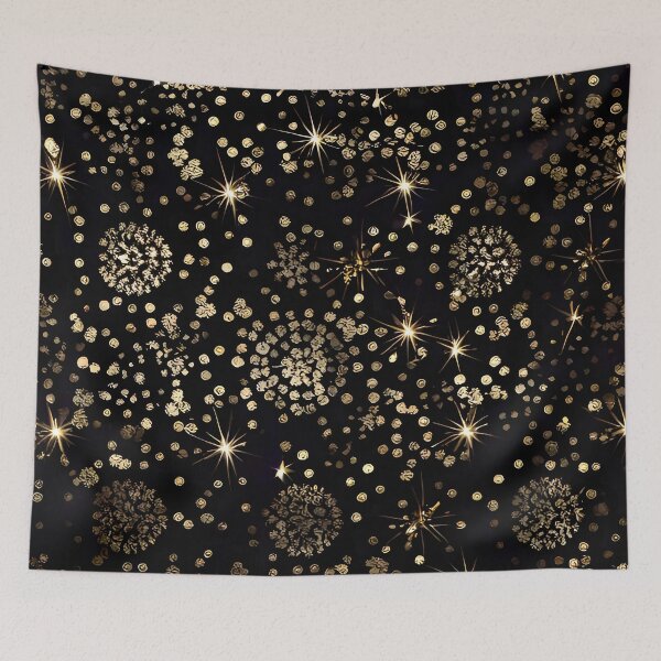Item preview, Printed image of golden glitter and sequins designed and sold by JaReVa.