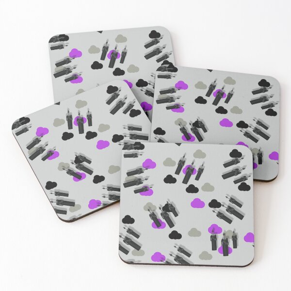 Item preview, Gothic Wedding candles and dots_concrete  designed and sold by NeonEye-Designs.