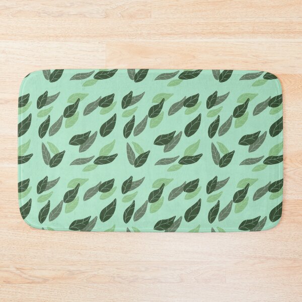 Item preview, Leaves Falling on Mint  designed and sold by JaygiesDesign.