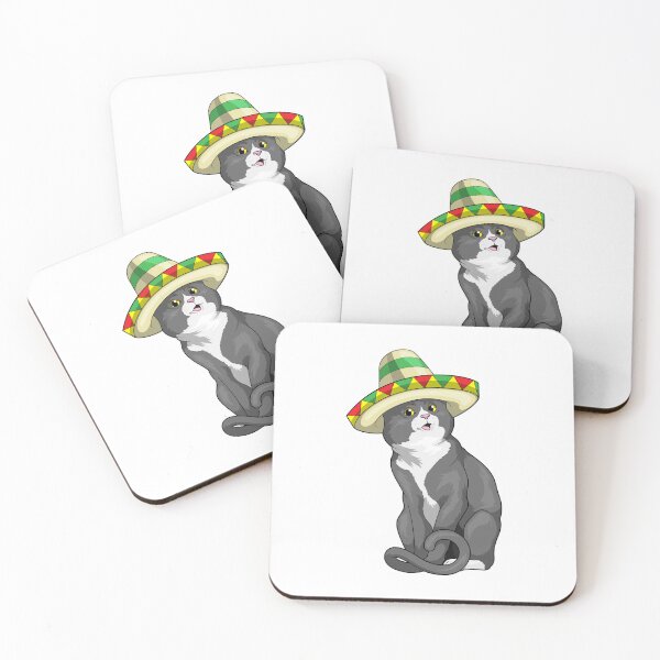 Item preview, Cat Mexican hat designed and sold by Snabdesign84.
