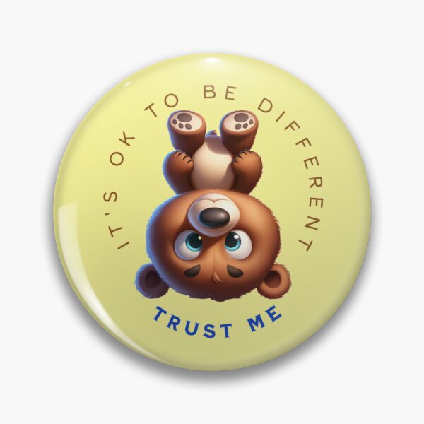Item preview, It's ok to be Different - Bear upside down designed and sold by MirucaDesign.