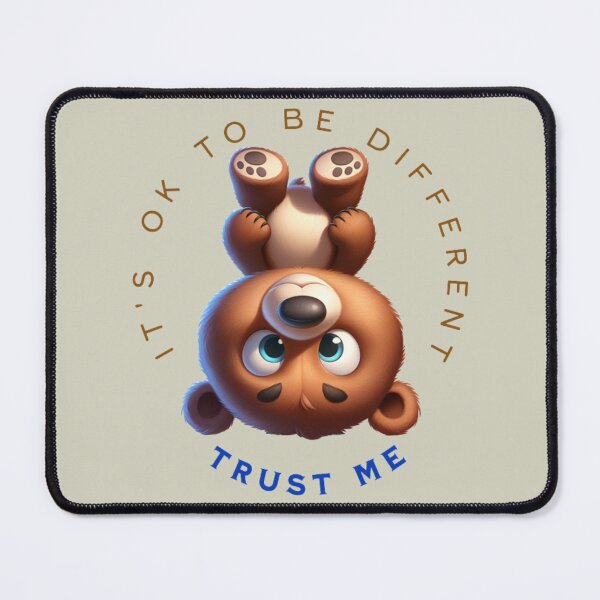 Item preview, It's ok to be Different - Bear upside down designed and sold by MirucaDesign.
