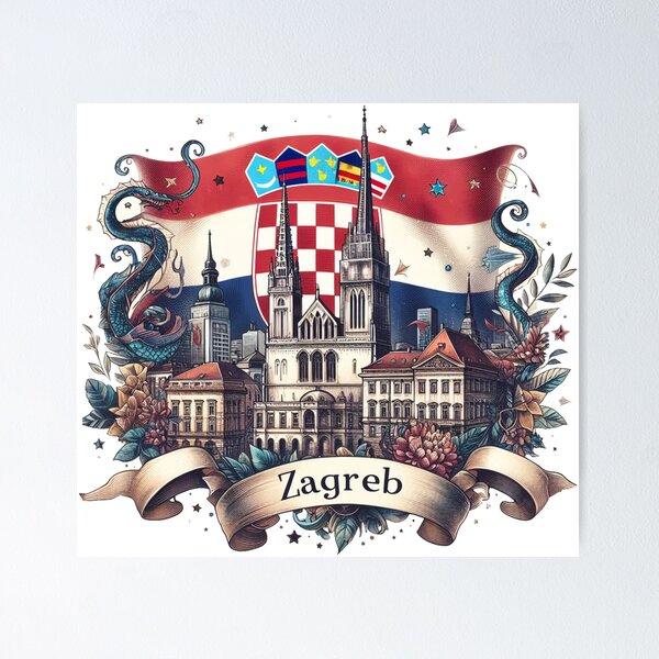 Item preview, Zagreb designed and sold by erkinmaddison.