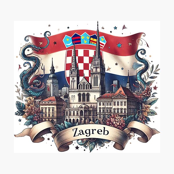Item preview, Zagreb designed and sold by erkinmaddison.
