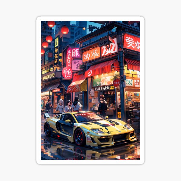 Item preview, Manga de voiture japonais entai designed and sold by paulrommer.