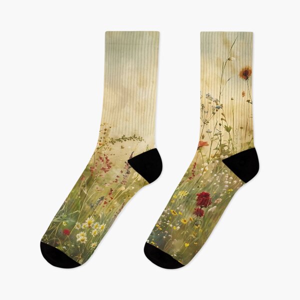 Item preview, Red Accent Vintage Floral Print designed and sold by OrganizeMe.