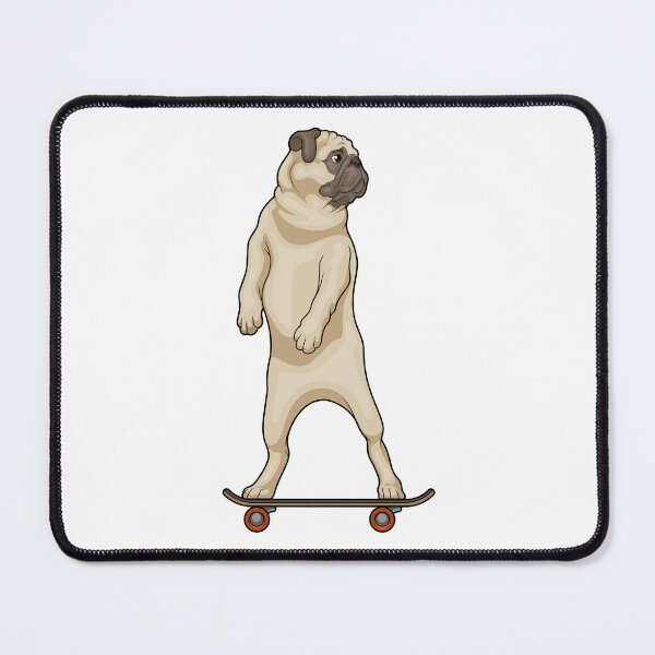 Item preview, Pug Skater Skateboard designed and sold by Snabdesign84.
