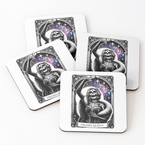 Item preview, Drama Queen Sarcastic Tarot with Skeleton designed and sold by OmoYolo.