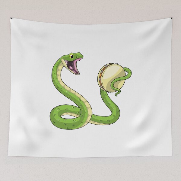 Item preview, Snake Musician Tambourine Music designed and sold by Snabdesign84.