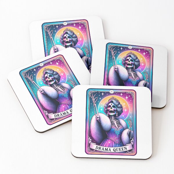 Item preview, Drama Queen Sarcastic Tarot with Skeleton designed and sold by OmoYolo.