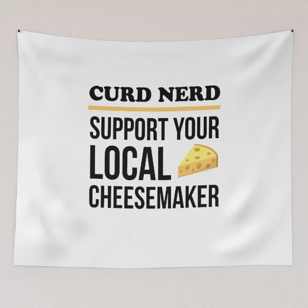 Item preview, Curd Nerd Support Your Local Cheesemaker designed and sold by Mad Over Store.