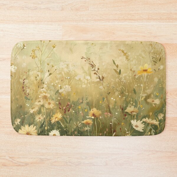 Item preview, White Accent Vintage Floral Print designed and sold by OrganizeMe.
