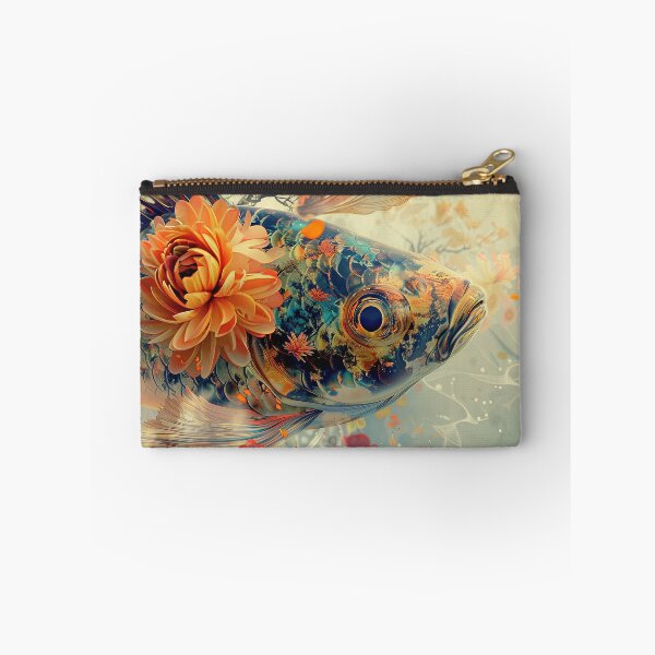 Aperçu de l'œuvre Fleurs de cerisier Sakura avec Koi créée et vendue par FlowersColorful.