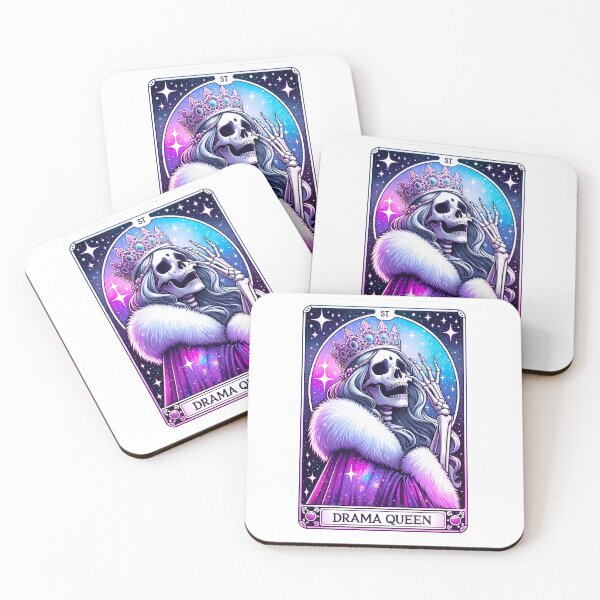 Item preview, Drama Queen Sarcastic Tarot with Skeleton designed and sold by OmoYolo.