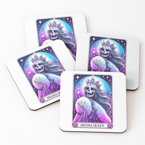 Item preview, Drama Queen Sarcastic Tarot with Skeleton designed and sold by OmoYolo.