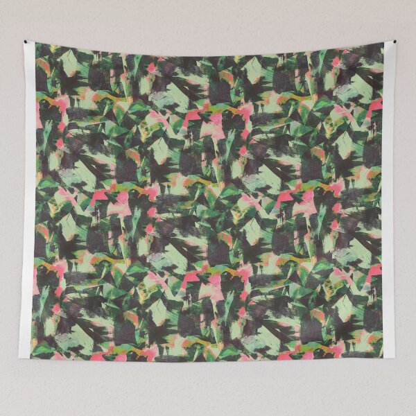 Item preview, Brush texture fall style tropical designed and sold by Alessandro Remo Mazzoni Remotextiles.