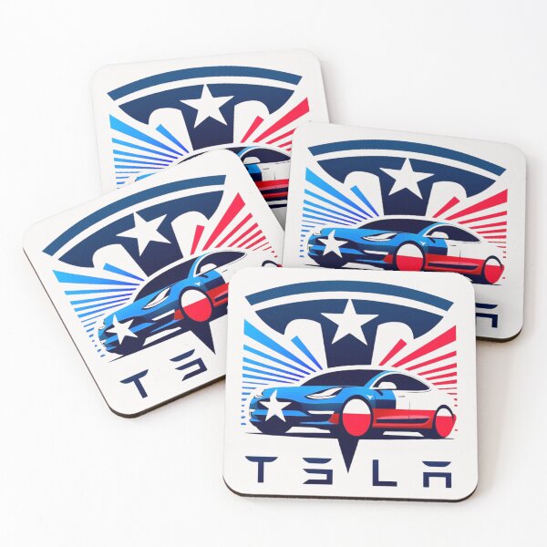 Item preview, Tesla logo designed and sold by TEEJAMBOREE.