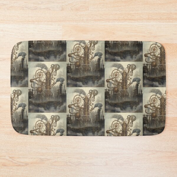 Item preview,  Retro steampunk robot illustration artwork designed and sold by Vintage Designs +.