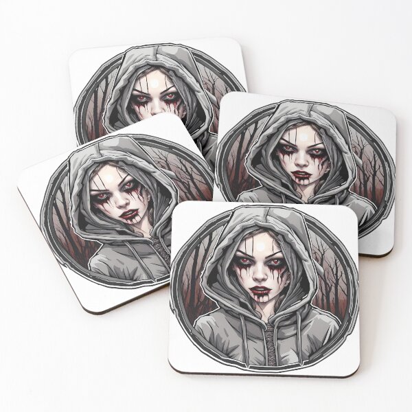 Item preview, Modern female vampire blood on face illustration/vector art designed and sold by Salimgor Hangaround Music.