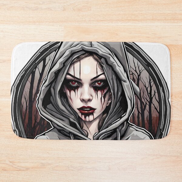Item preview, Modern female vampire blood on face illustration/vector art designed and sold by Salimgor Hangaround Music.