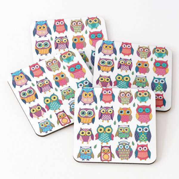 Item preview, Happy Owls Pattern designed and sold by moderncolor.