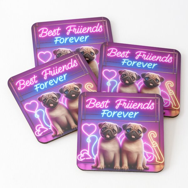 Item preview, Pug Dog Friends  designed and sold by netz28.
