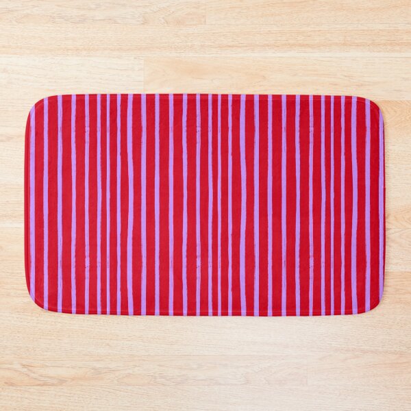 Item preview, Red and Purple Brush Stroke Stripes Pattern designed and sold by OneThreeSix.