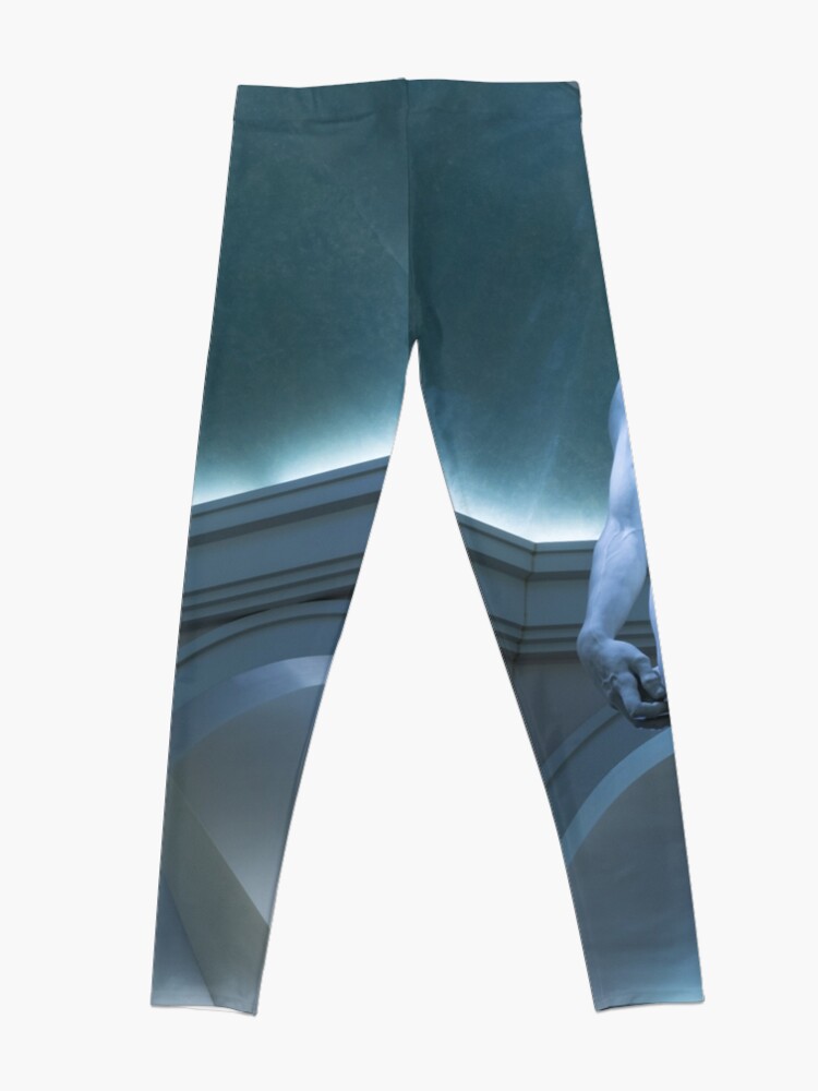Alternate view of Nude Perfection - Michelangelos David Under A Blue Oculus Leggings