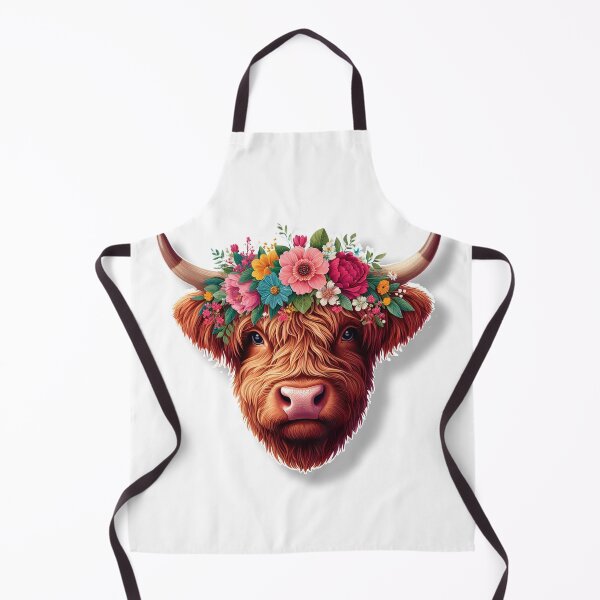Item preview, Floral Highland Cow Sticker Scottish Highlander Bundle Floral Highlander designed and sold by SlocifieShop.
