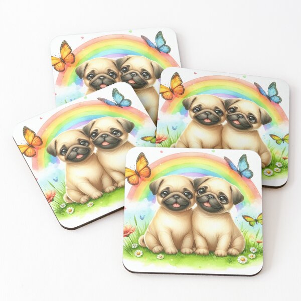 Item preview, Two Happy Pugs designed and sold by netz28.