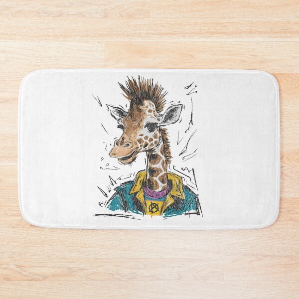 Item preview, Anarchist Punk Giraffe. Underground distressed art. designed and sold by paulo silveira.