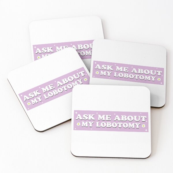 Item preview, Ask Me About My Lobotomy Funny Vintage Bumper designed and sold by fanky-bumper.