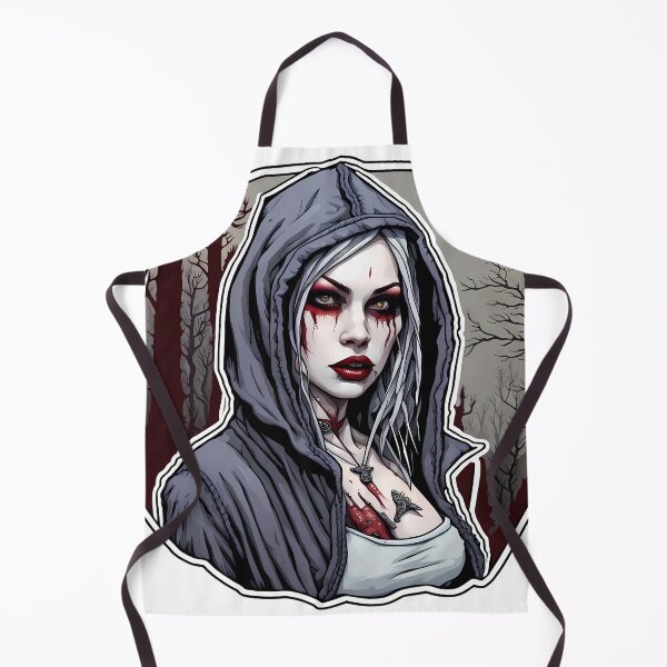Item preview, Modern female vampire with blood illustration/vector art designed and sold by Salimgor Hangaround Music.