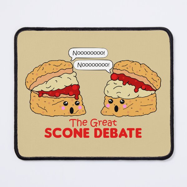 Item preview, Funny Scones Cream and Jam Debate designed and sold by HotHibiscus.