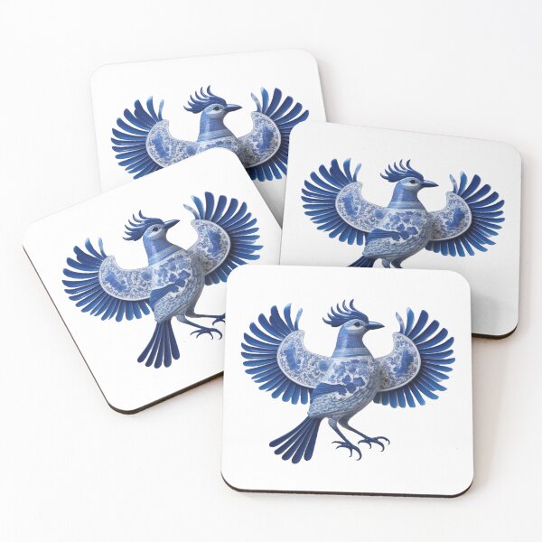 Item preview, Bluebird with Porcelain Wings designed and sold by JangmiHorang.