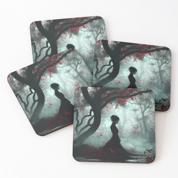 Item preview, Enigmatic Maiden of the Crimson Forest designed and sold by palmyst.