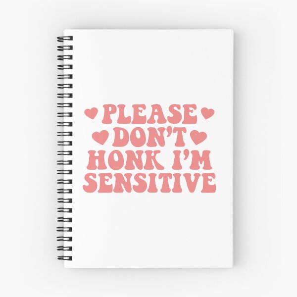 Item preview, Please Don't Honk I'm SENSITIVE Car Decals Funny Bumper designed and sold by fanky-bumper.