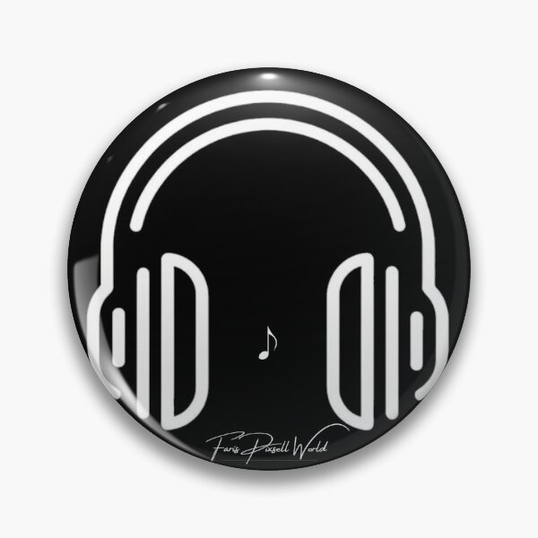Item preview, Faris PIXSELL WORLD large size headphones with music note designed and sold by PIXSELLWORLD.
