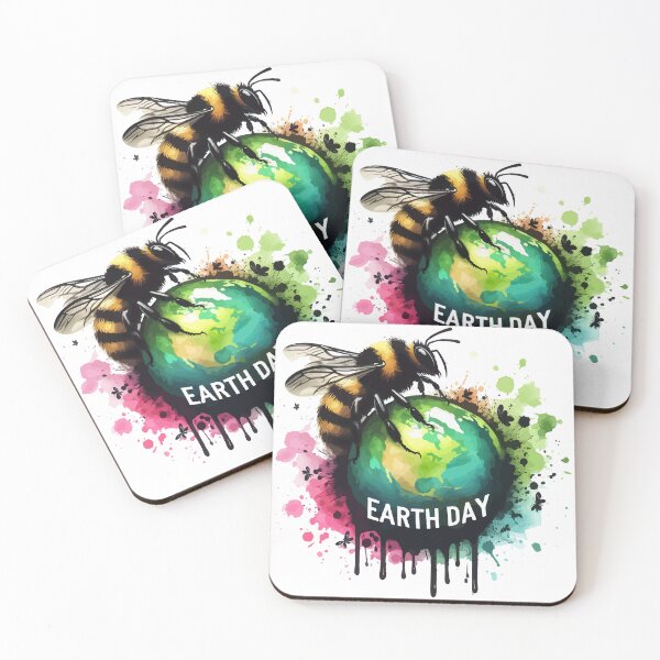 Item preview, Save The Bees Earth Day Save The Earth designed and sold by TomFrontierArt.