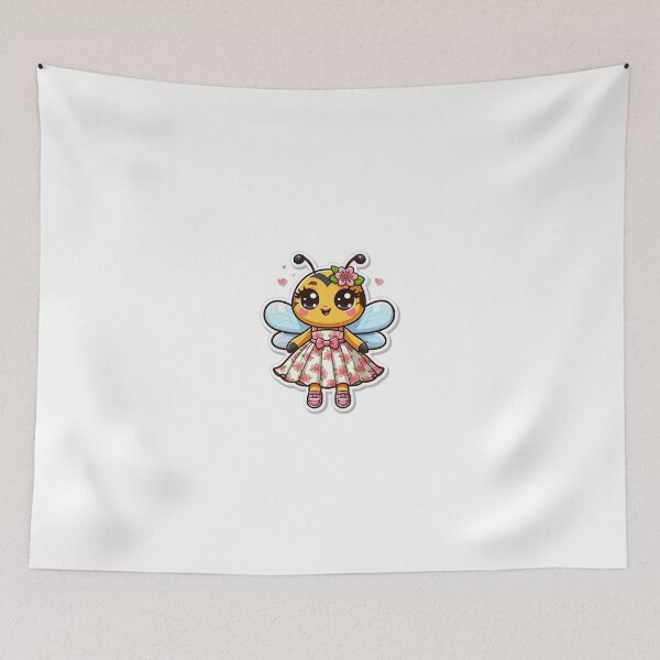 Item preview, Cute bee in a sundress outfit designed and sold by Thedigital91.