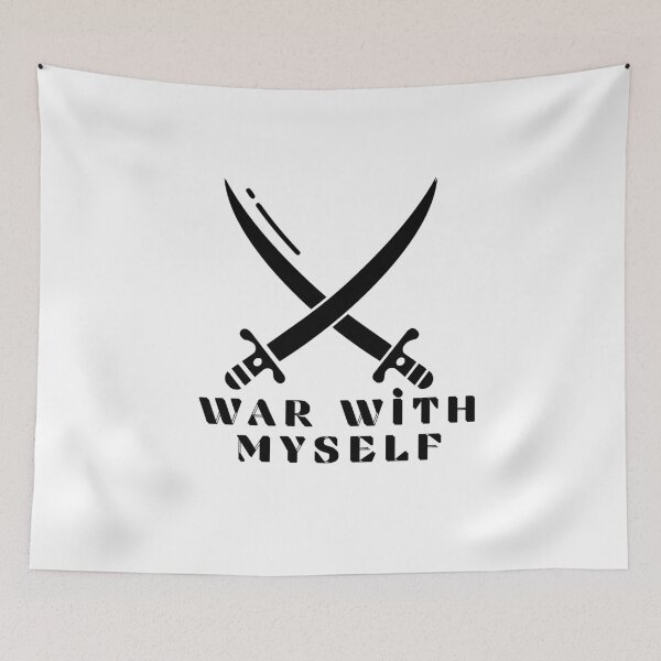 Item preview, War With Myself: Visual Expression of Inner Struggles designed and sold by Colorful-Garden.